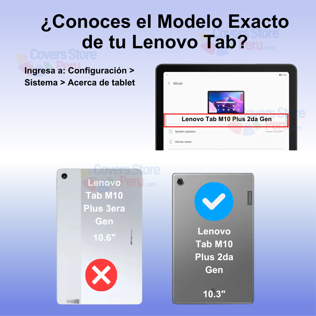 Funda for Lenovo Tab M10 Plus 2da Gen Silicona Soft Morado
