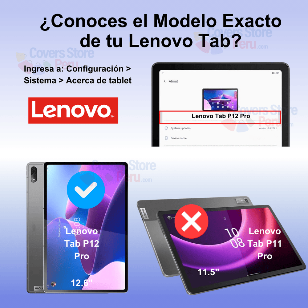 Mica para Lenovo Tab P12 Pro 12.6" de Vidrio Templado