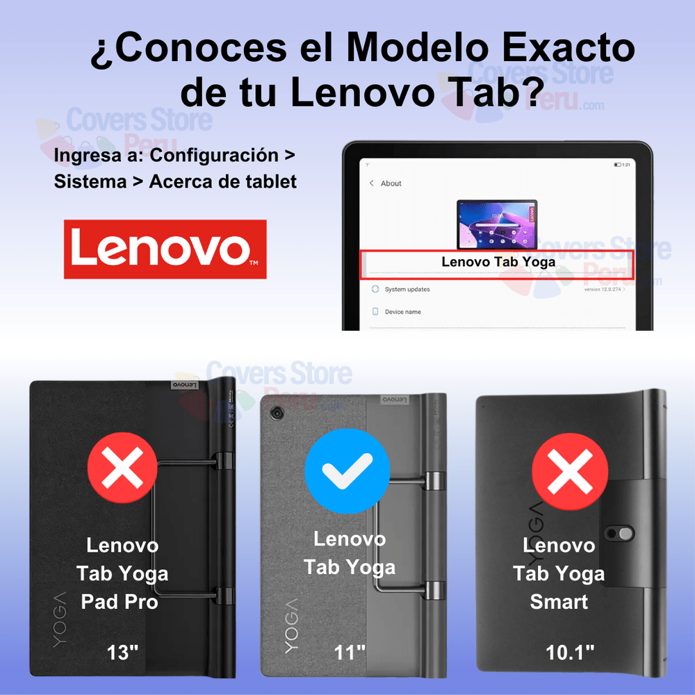 Funda para Lenovo Tab Yoga 11" Gomas con Parante Negra