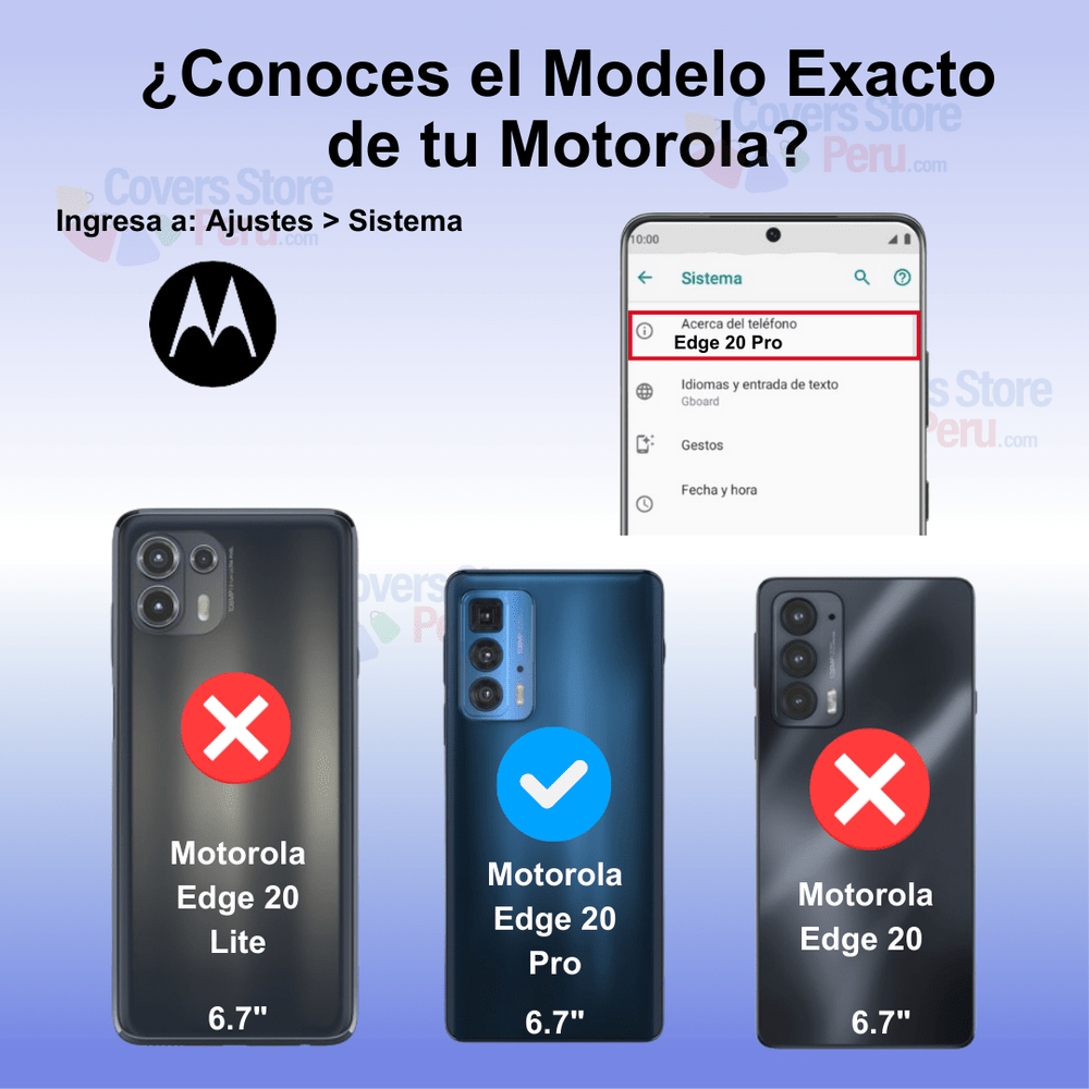Funda para Motorola Edge 20 Pro Jelly Pearl Negro Antishock