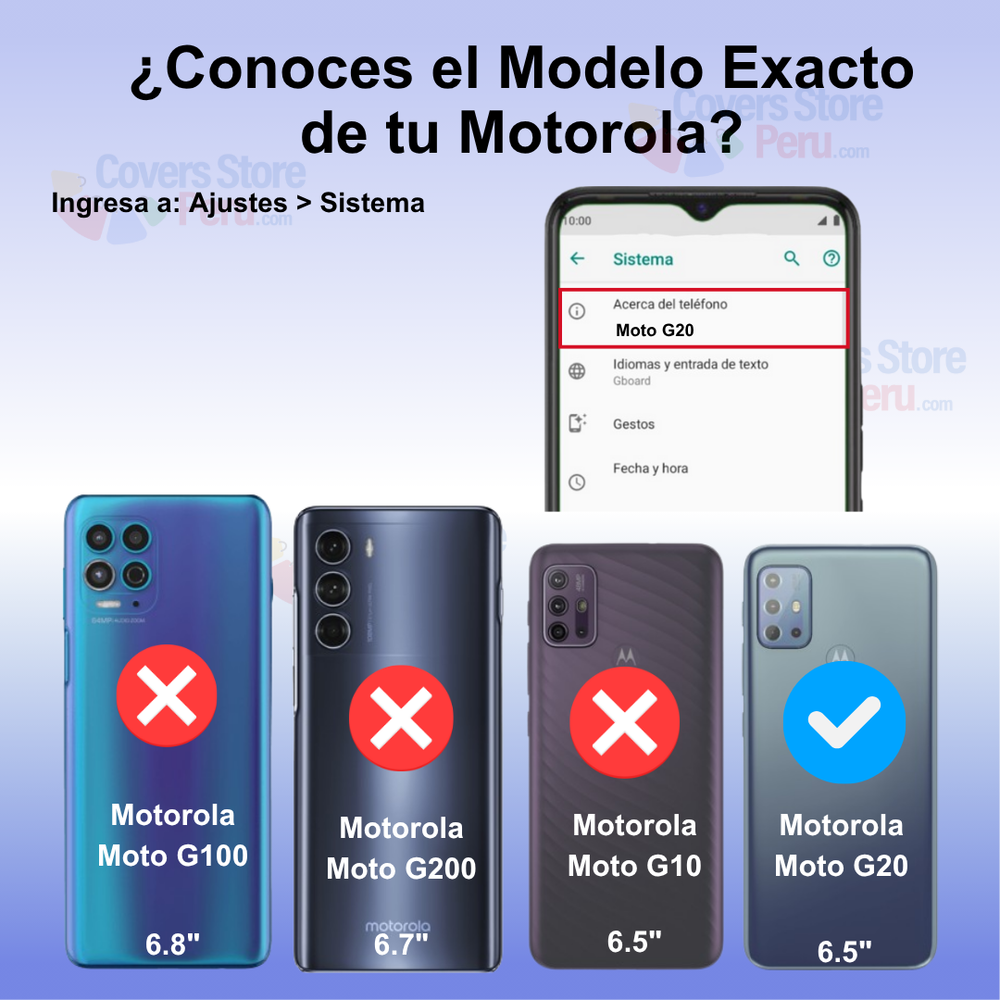 Funda para Motorola Moto G20 Ahumado con Anillo Azul