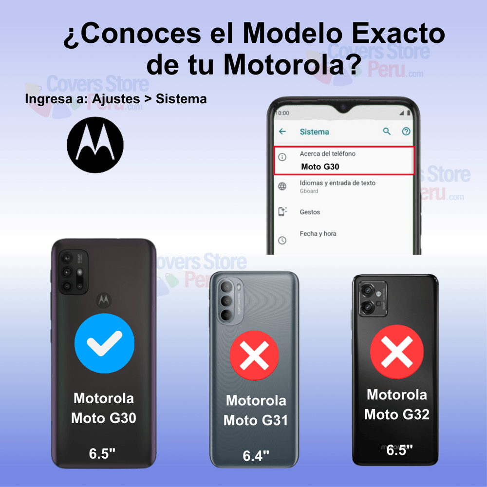 Funda para Motorola Moto G30 Flip Cover Negro Antishock