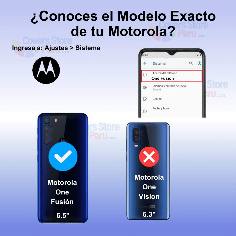 Funda para Motorola One Fusion TPU con esquinas reforzadas