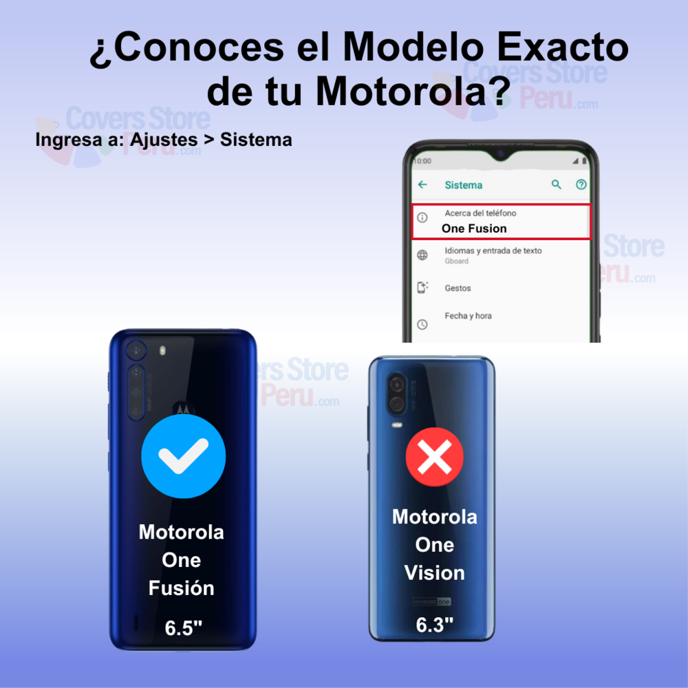 Funda Case para Motorola One Fusion Jelly Pearl Negro