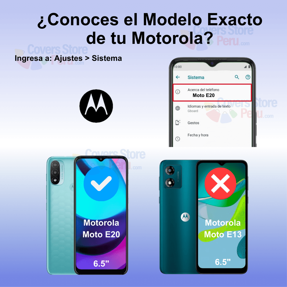 Mica para Motorola E20 Protector de pantalla 21D Antishock