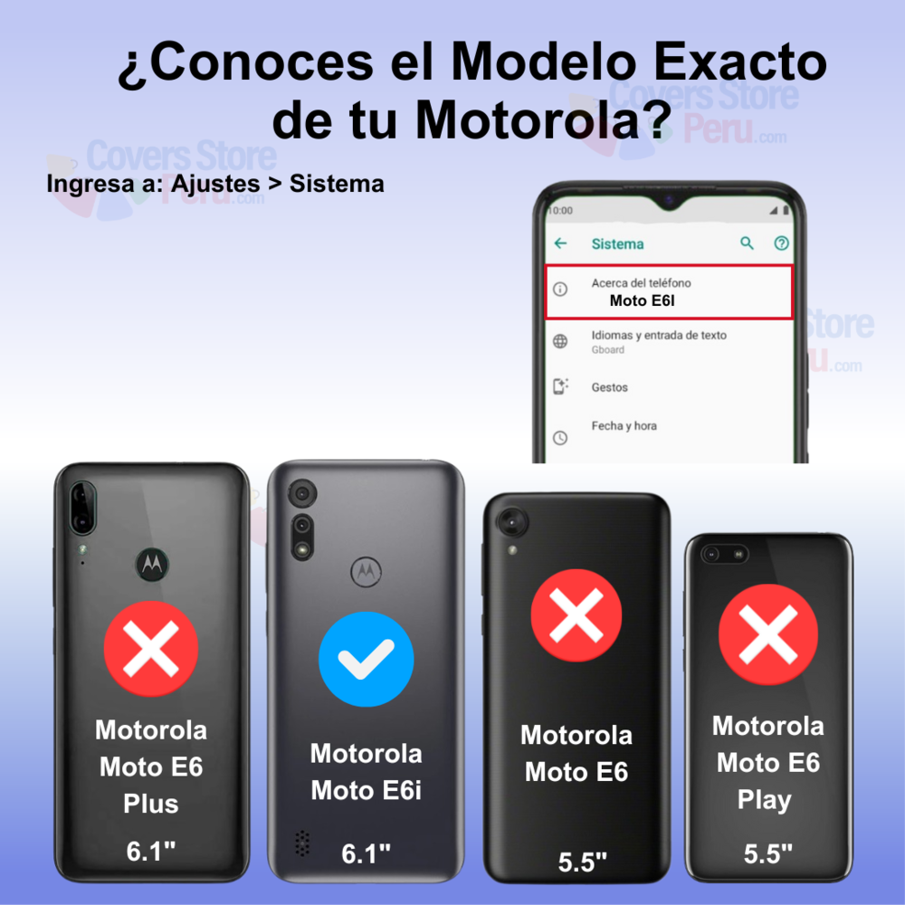 Funda Case para Motorola Moto E6i Soft Feeling Antishock Lila