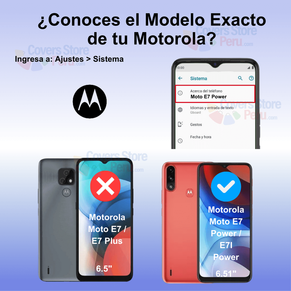 Mica para Motorola E7 Power Protector 21D Antishock