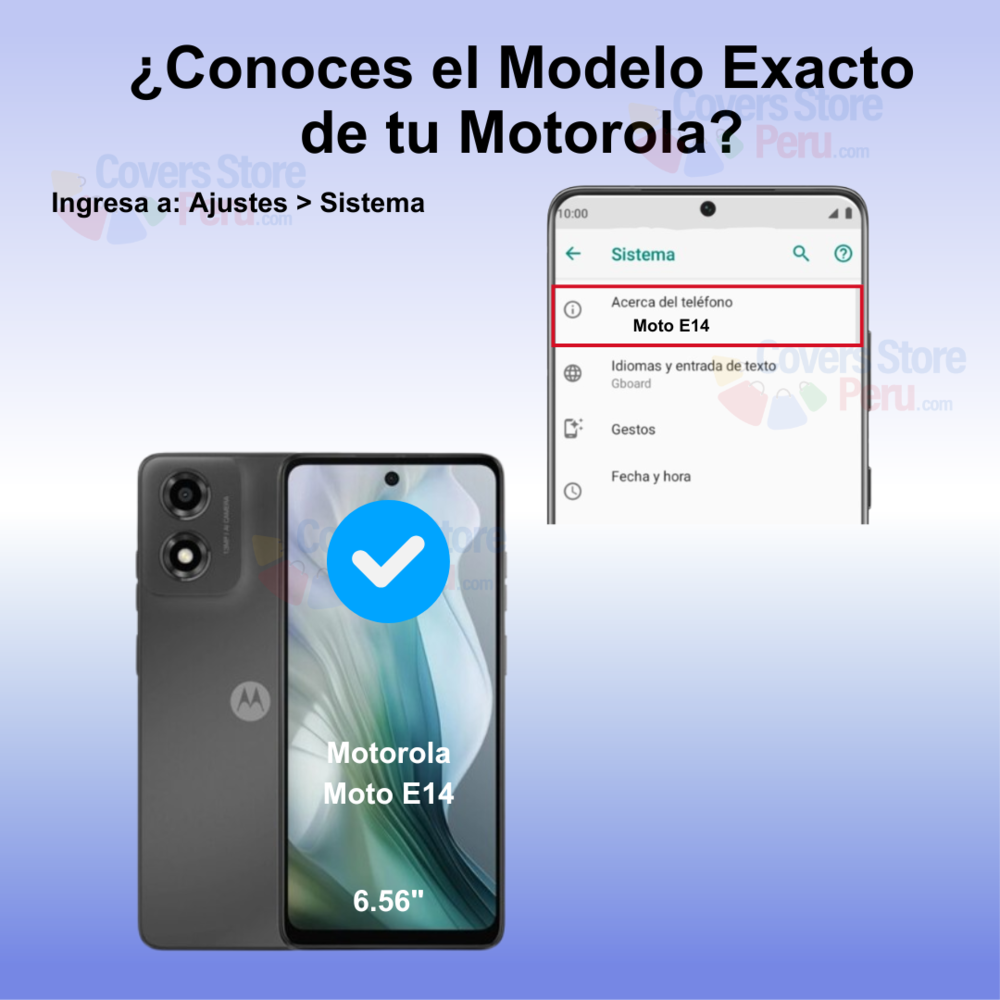 Mica para Motorola Moto E14 Protector 21D Antishock