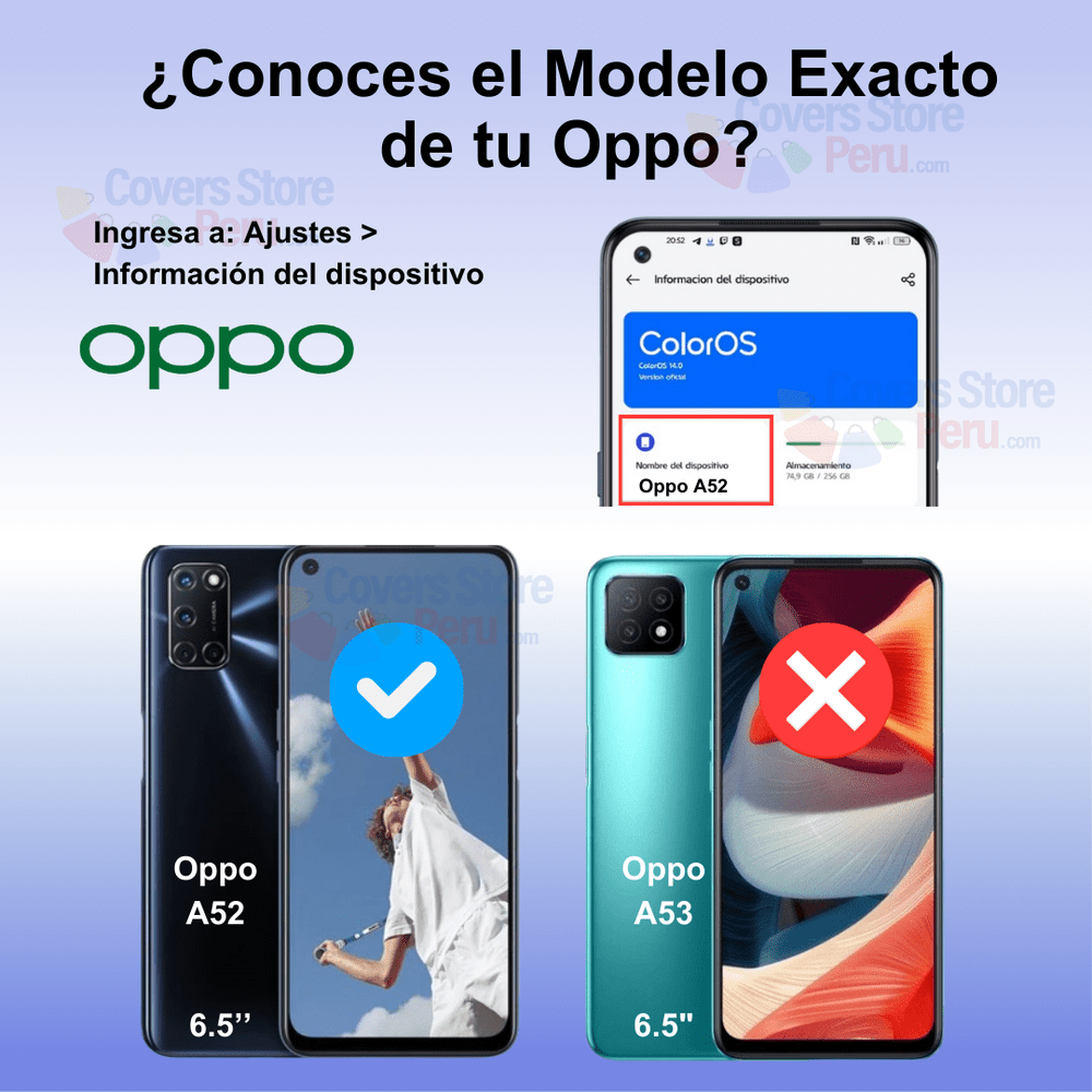 Mica para Oppo A52 Cerámica Anti-Espía Antishock