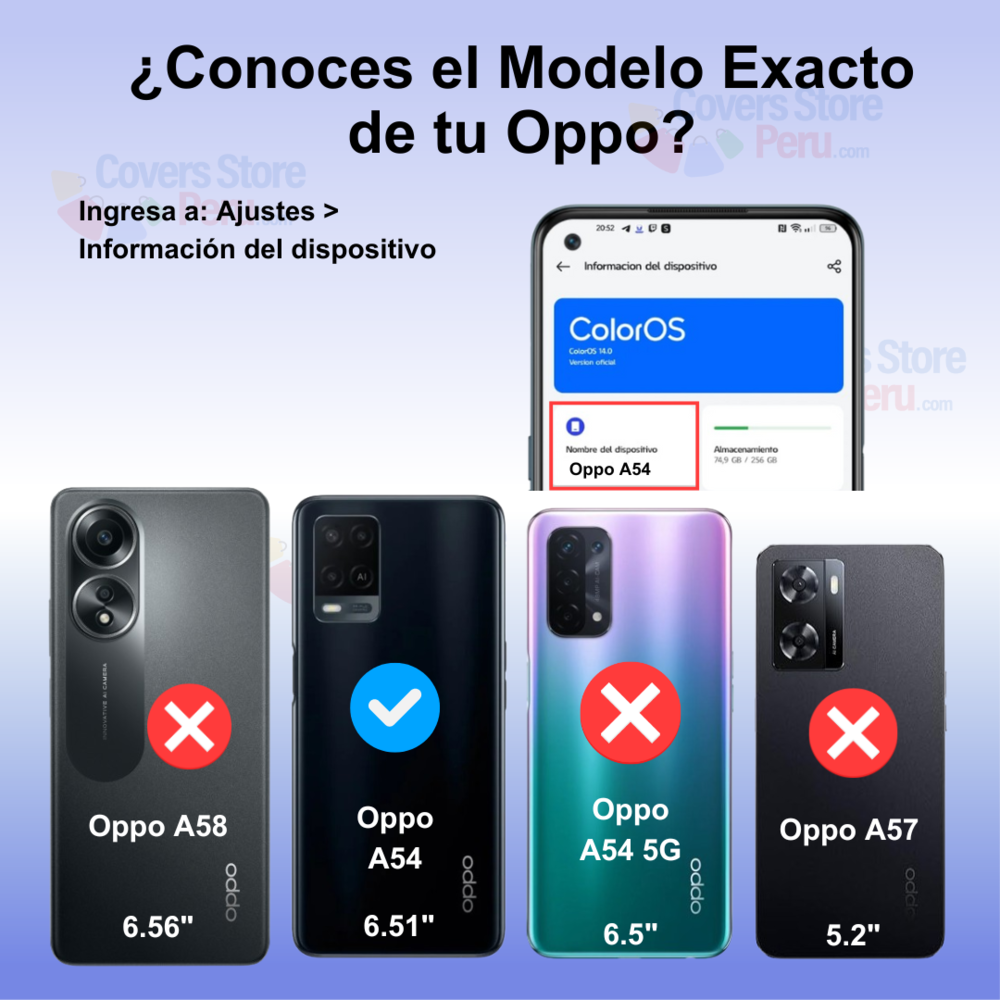 Funda Case para Oppo A54 4G Jelly Pearl Rojo