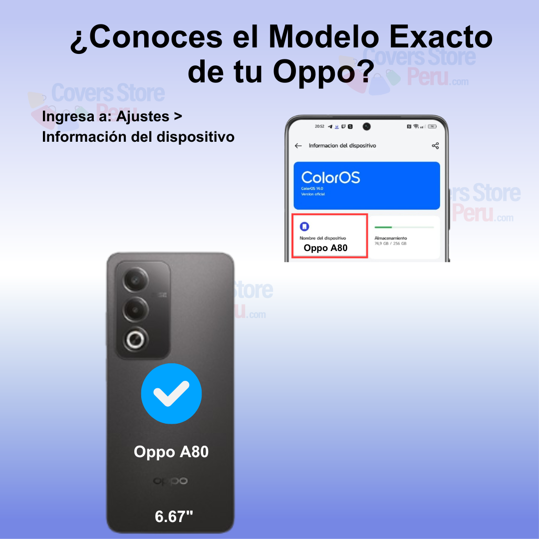 Funda Case para Oppo A80 Space Original