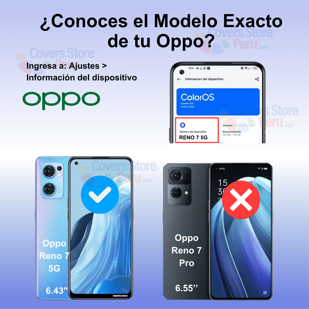 Mica para Oppo Reno 7 5G Protector Pantalla Vidrio 9D