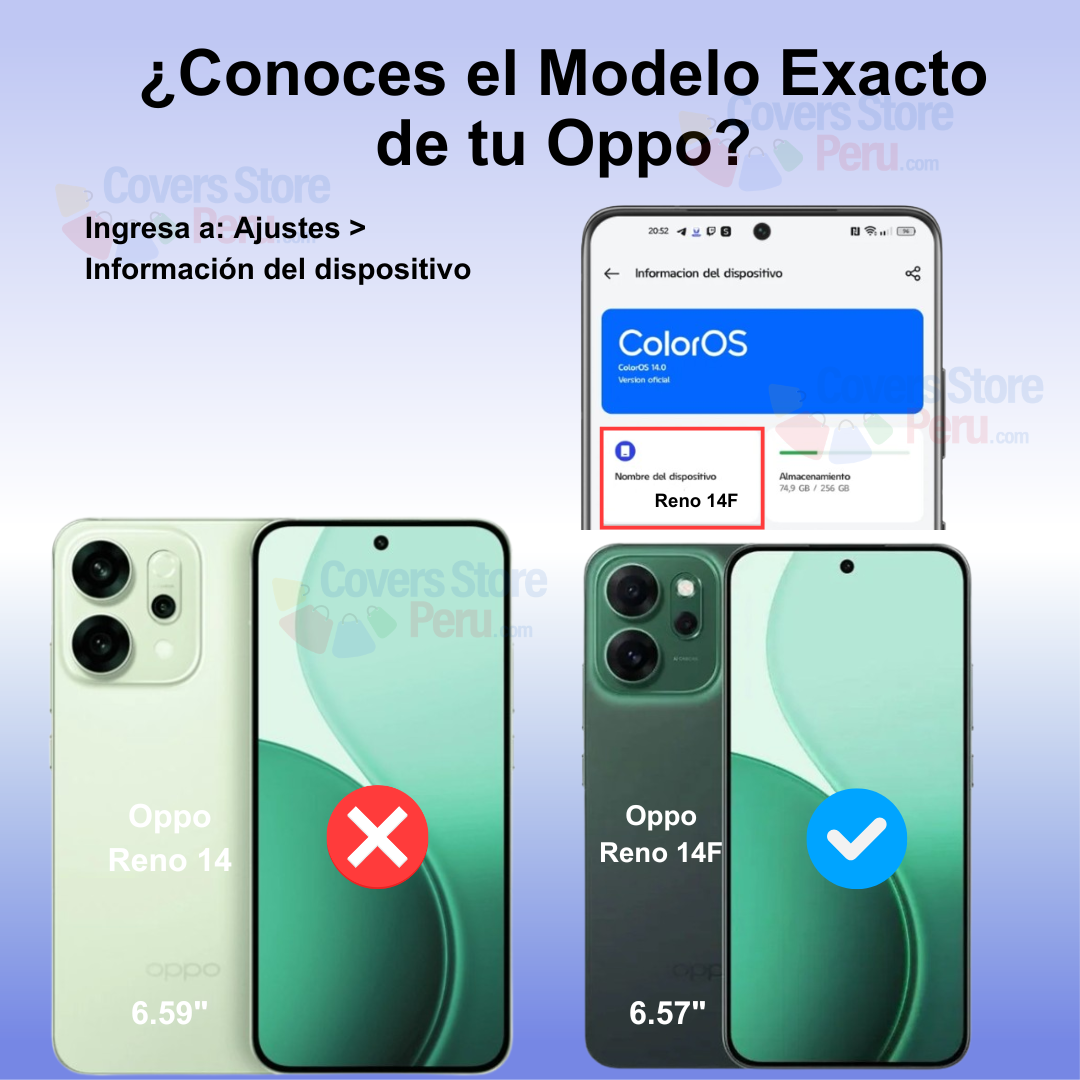 Mica Protector para Oppo Reno 14F Vidrio Templado OG