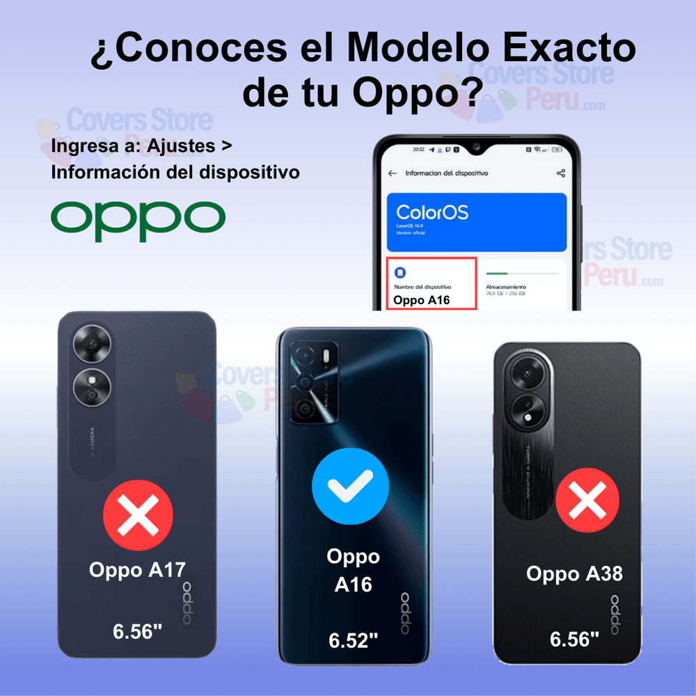 Funda Case para Oppo A16 Flip Cover Lila Antishock