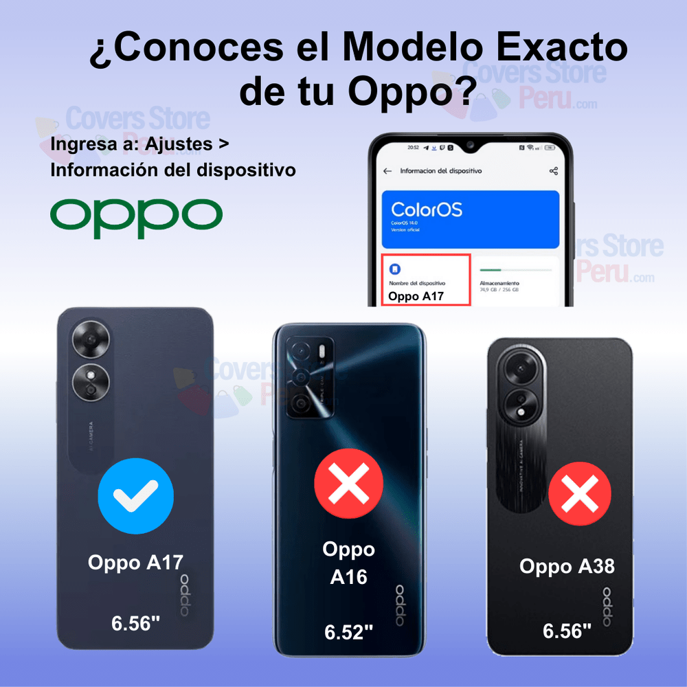 Funda de Oppo A17 con Anillo Metálico Rojo Antishock