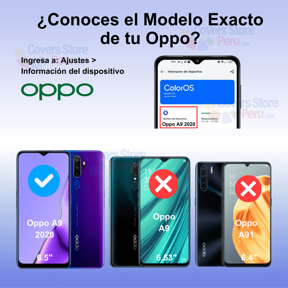 Mica para Oppo A9 2020 Cerámica Anti-Espía Antishock