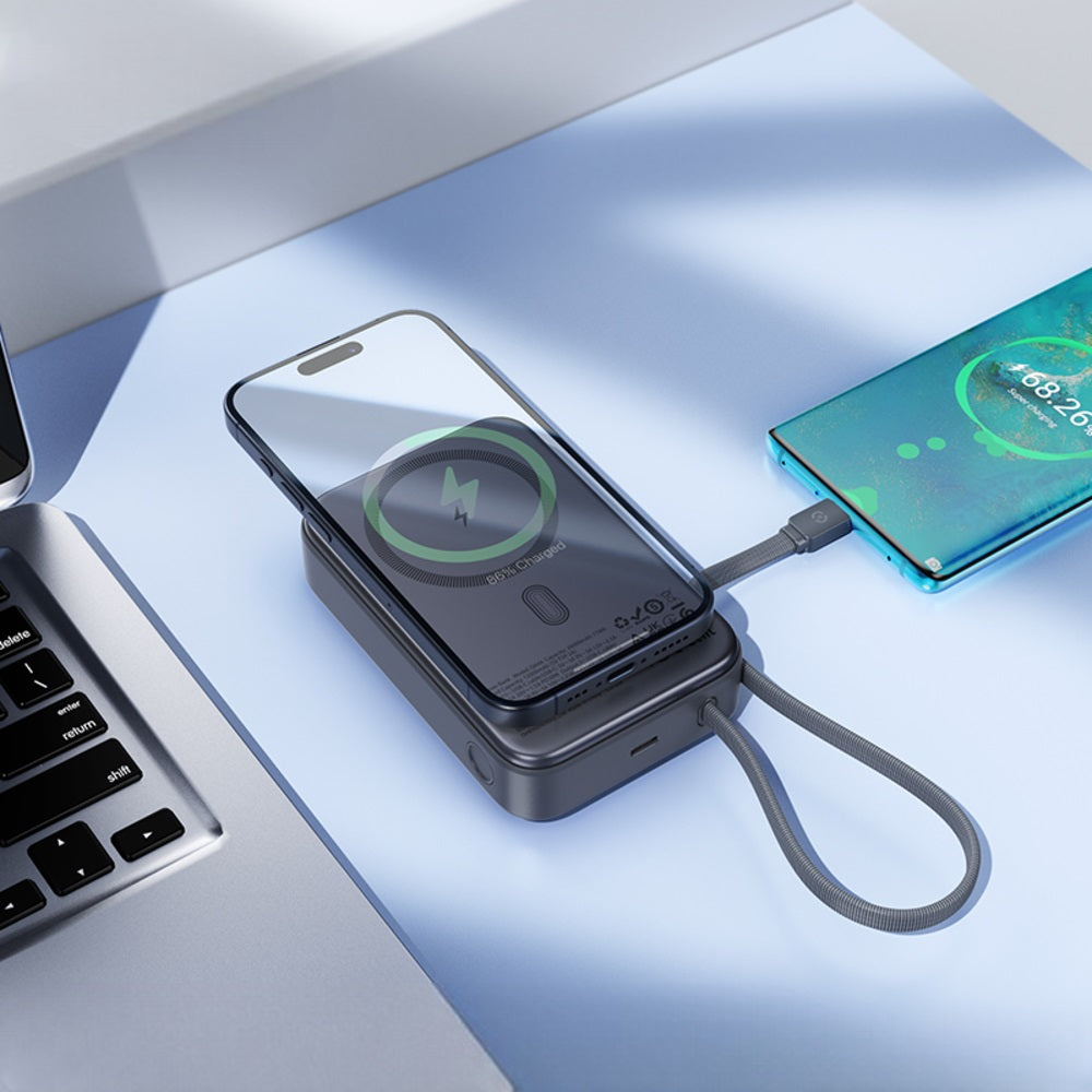 Power Bank Magsafe 20000mAh Hoco Q44A PD45W Metal Gris