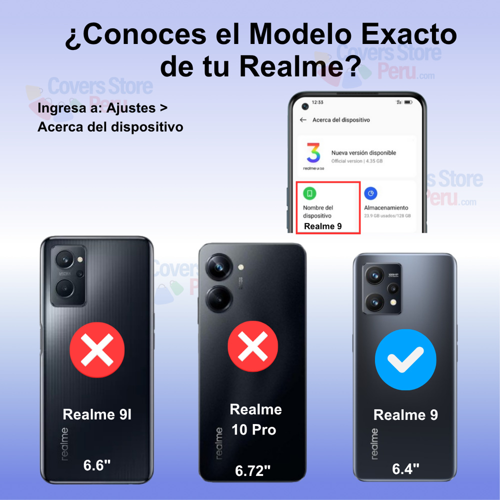 Funda Case para Realme 9 4G Flip Cover Rosa