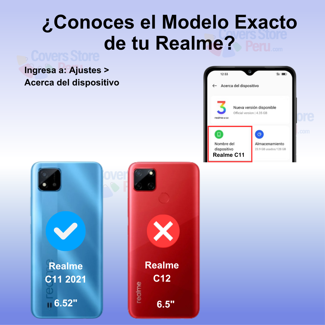 Funda para Realme C11 2021 Holder Parante + Anillo Negro