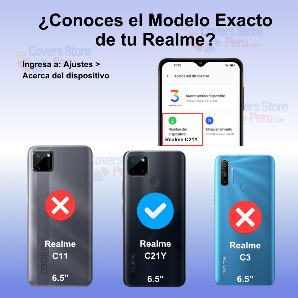 Funda para Realme C21Y Soft Feeling Antishock Negro