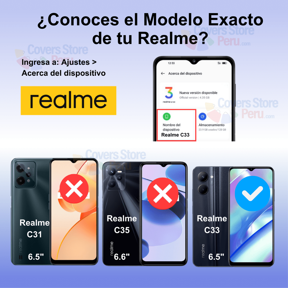 Mica para Realme C33 Film Hydrogel Anti-Espía Antishock