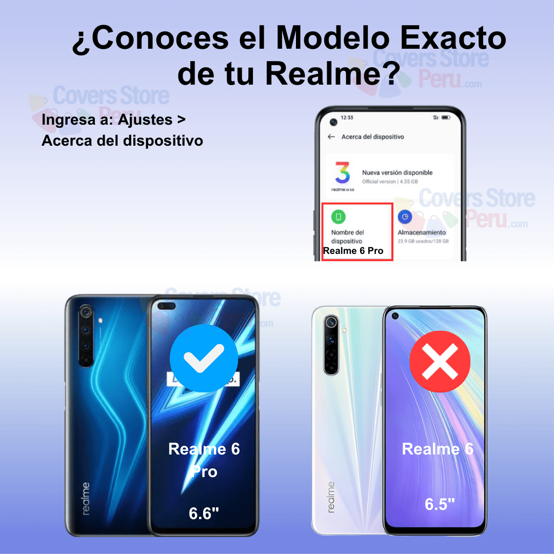 Mica Protector para Realme 6 Pro Vidrio Templado OG