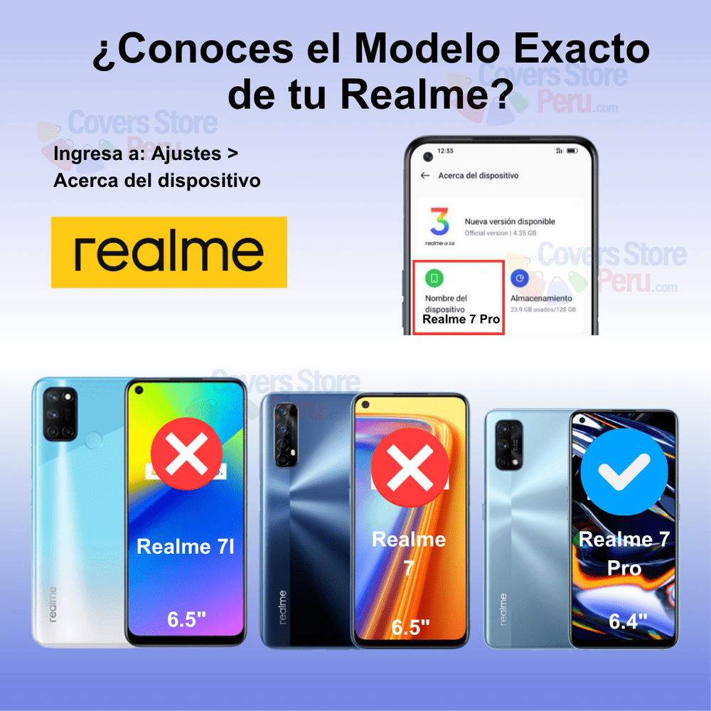 Mica para Realme 7 Pro Film Hydrogel Anti-Espía Antishock