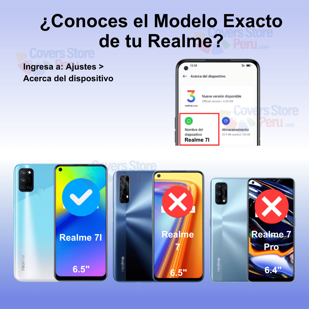 Mica para Realme 7i Protector de Cerámica Mate
