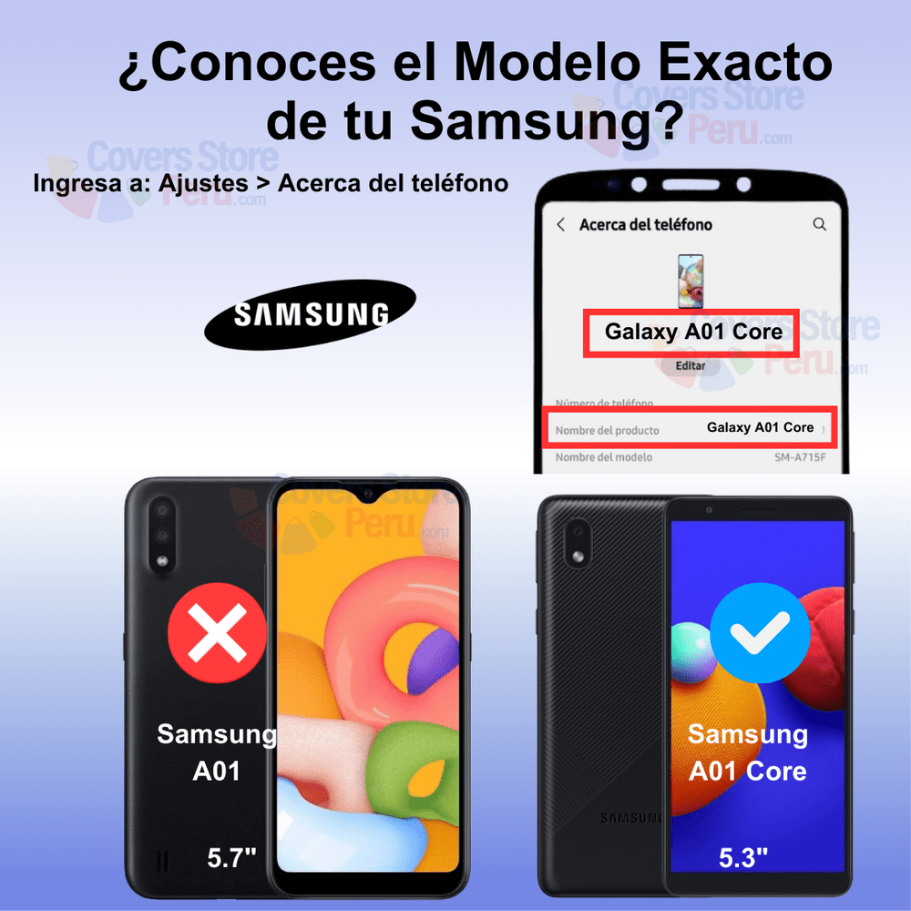 Mica para Samsung A01 Core Cerámica Anti-Espía Antishock