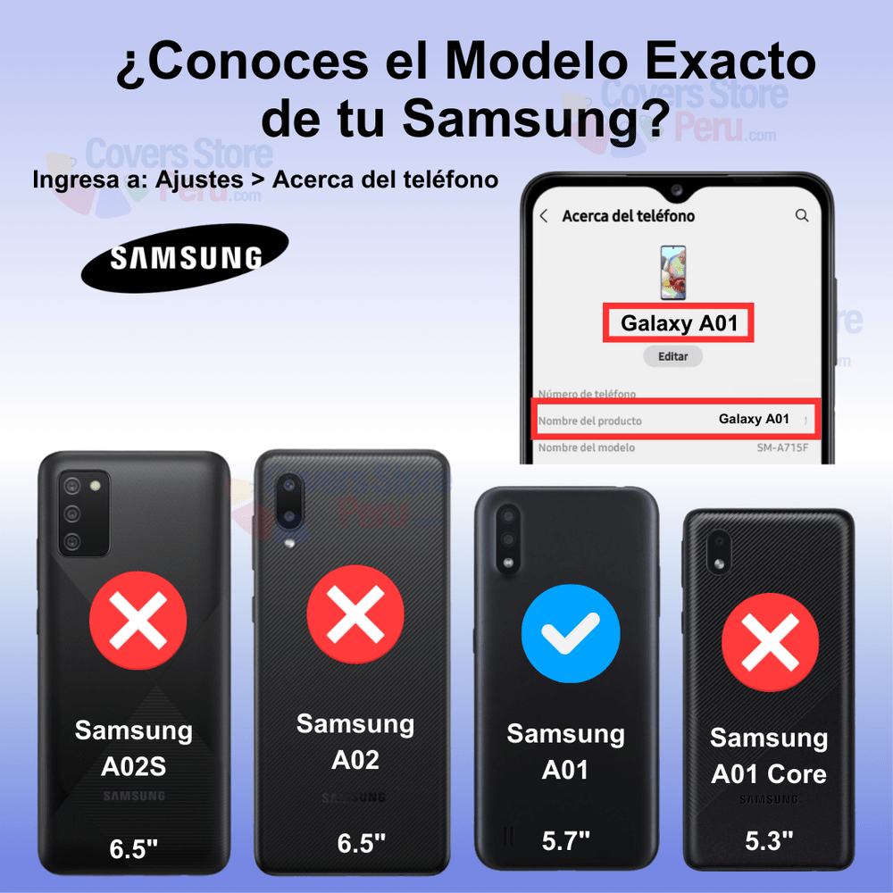 Funda Case para Samsung A01 TPU 100% Transparente Antishock