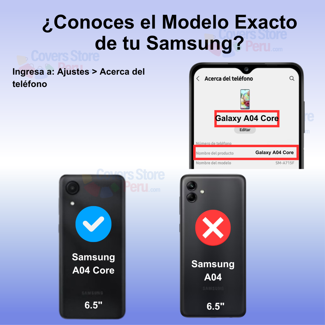 Funda Case para Samsung A04 Core Flip Cover Marrón