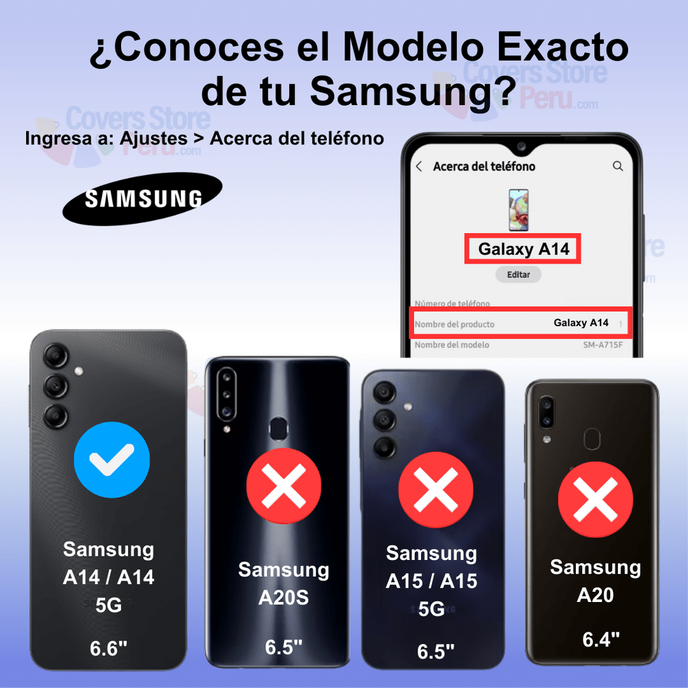 Funda Case para Samsung A14 5G Flip Cover Negro Antishock