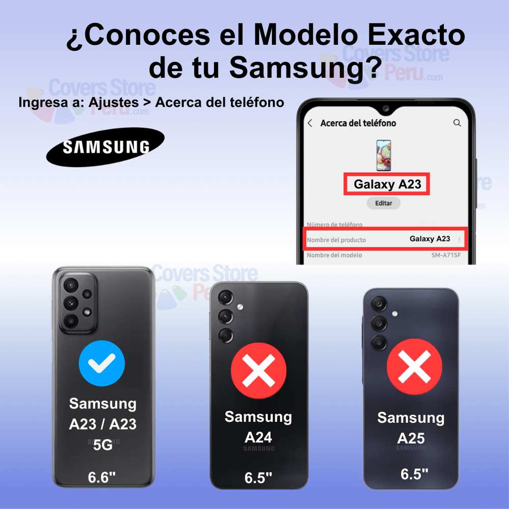 Funda Case para Samsung A23 5G Flip Cover Negro Antishock
