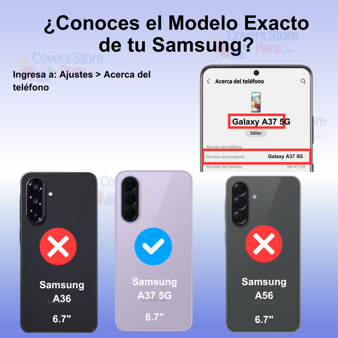 Funda Case para Samsung A37 Flip Cover Marrón