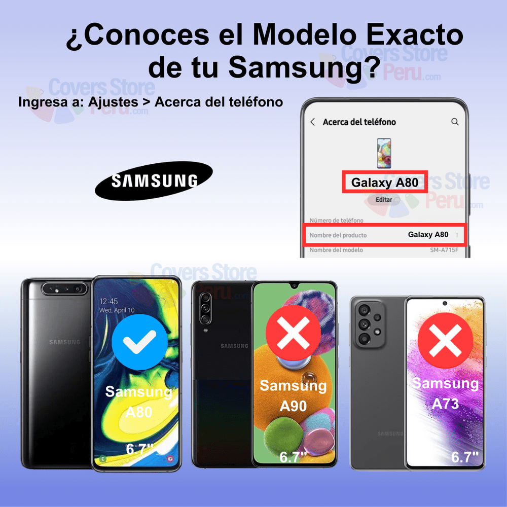 Mica Protector para Samsung A80 Vidrio Templado OG