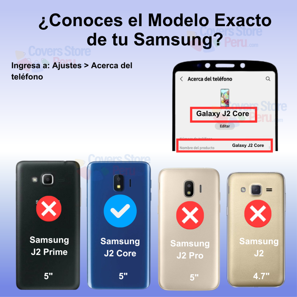 Funda Case para Samsung J2 Core Jelly Pearl Rojo