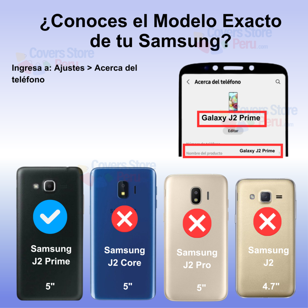 Funda para Samsung J2 Prime Anillo Metálico Azul