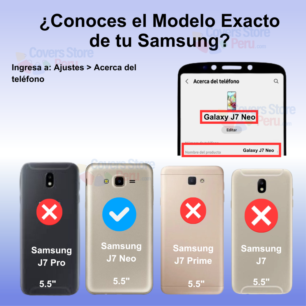 Funda para Samsung J7 Neo Holder Parante + Anillo Azul