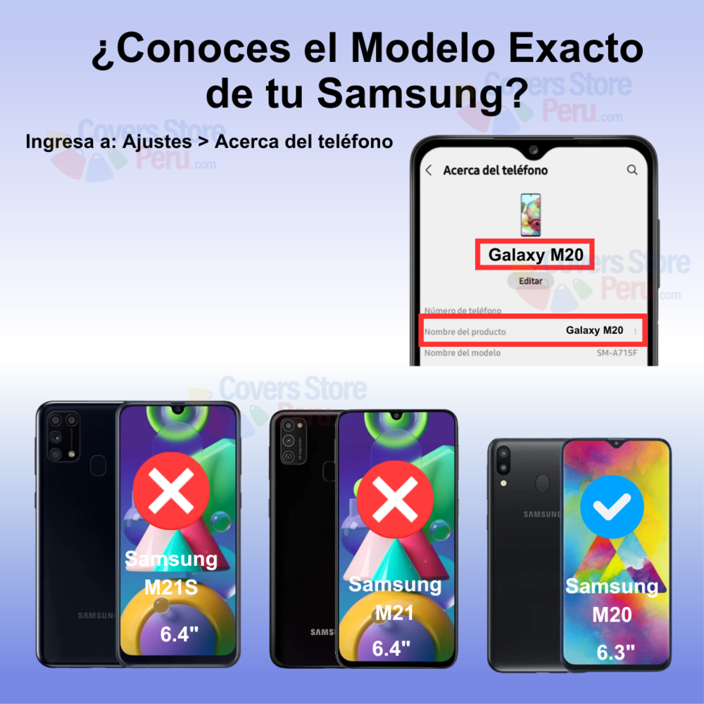 Mica para Samsung M20 Protector 21D Antishock