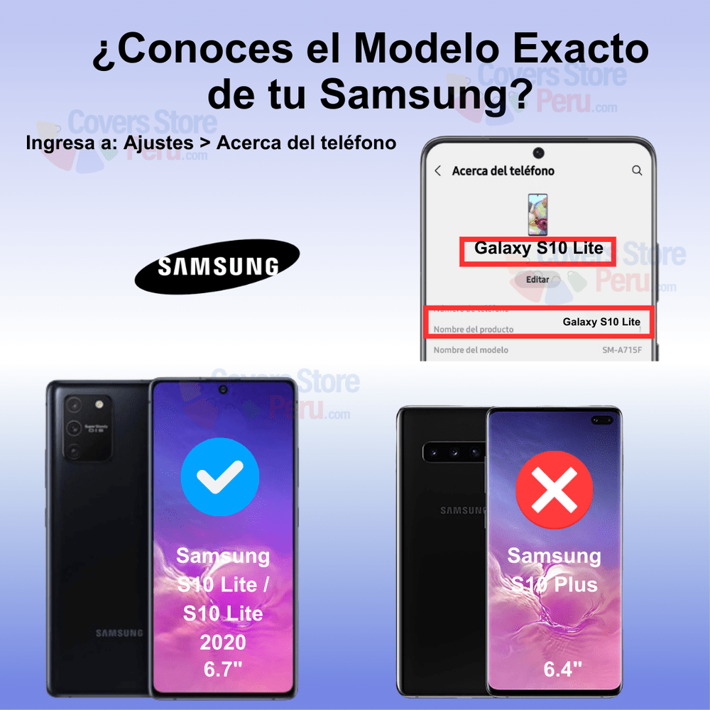 Mica para Lente de Cámara de Samsung S10 Lite 2020