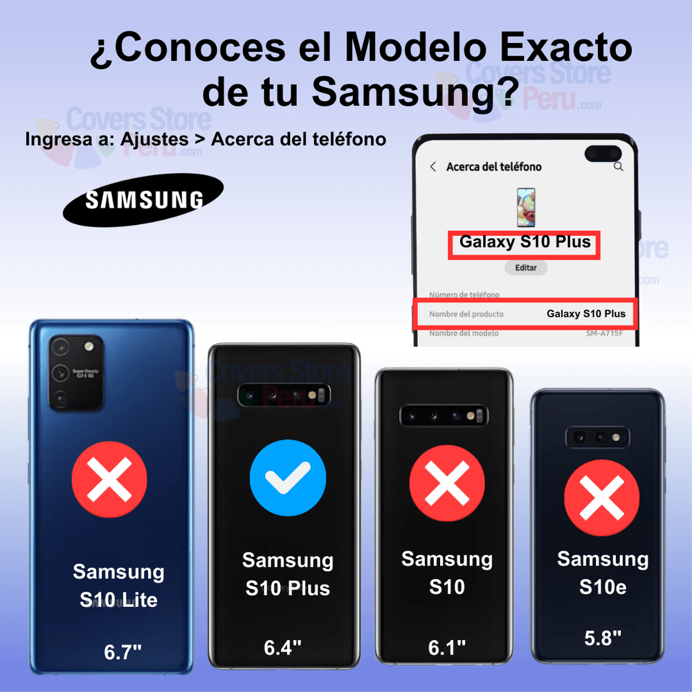 Funda para Samsung S10 Plus Ahumado Mate Negro Antishock