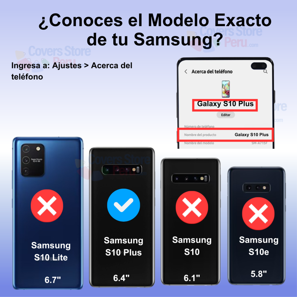 Funda Case para Samsung S10 Plus Otterbox Defender Negro