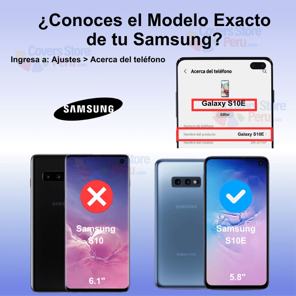 Mica para Samsung S10e Protector de pantalla 21D Antishock