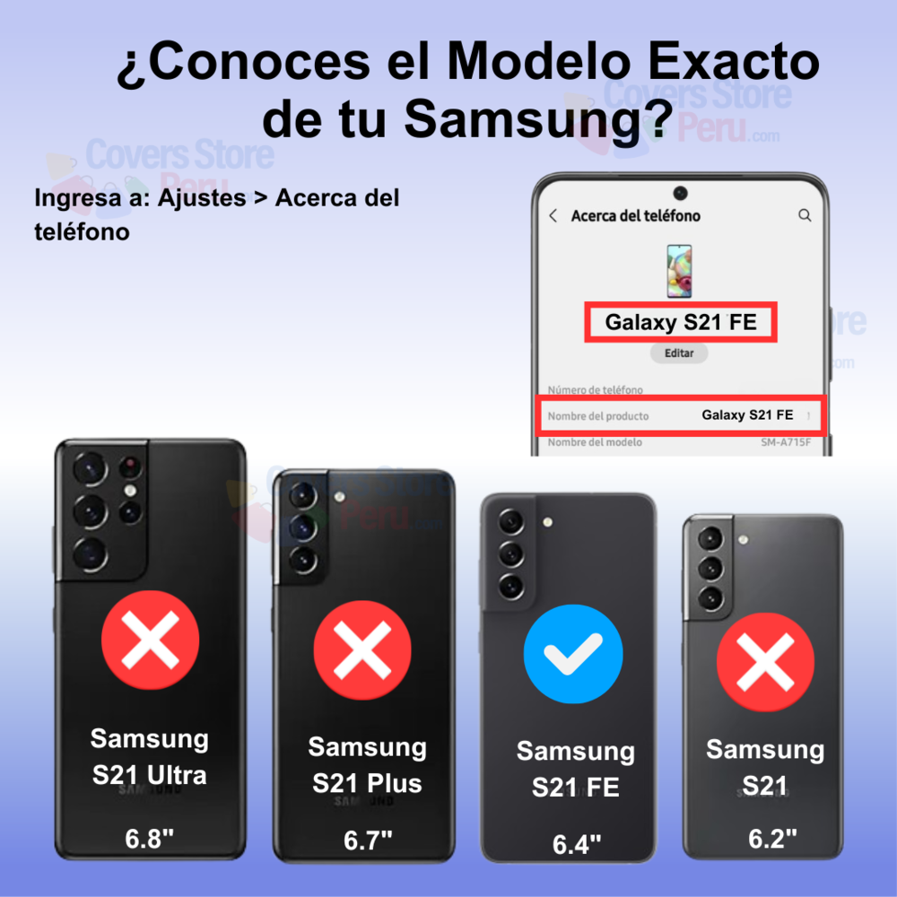 Funda para Samsung S21 FE 5G TPU 100% Transparente