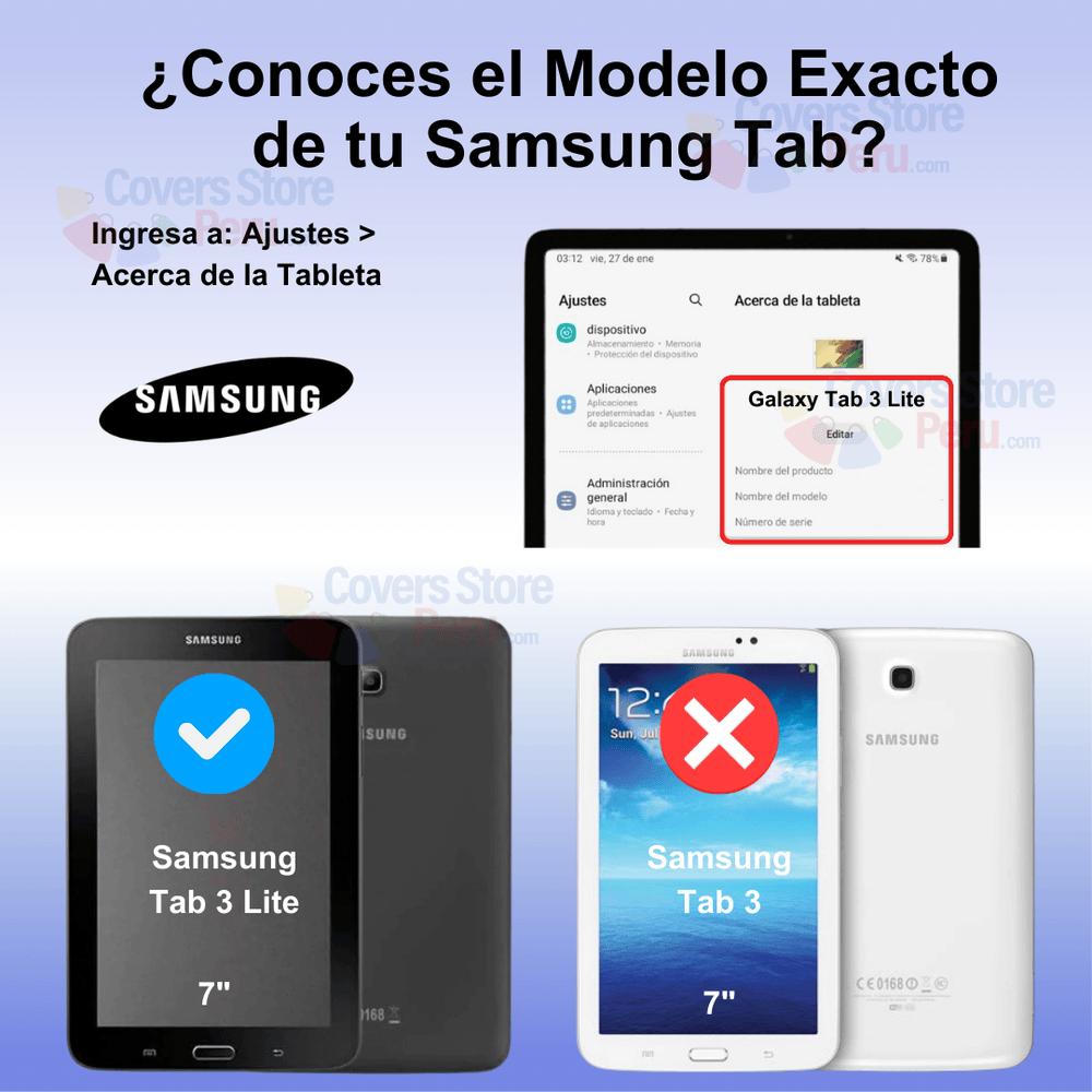 Mica para Samsung Tab 3 Lite 7" de Cerámica Antishock