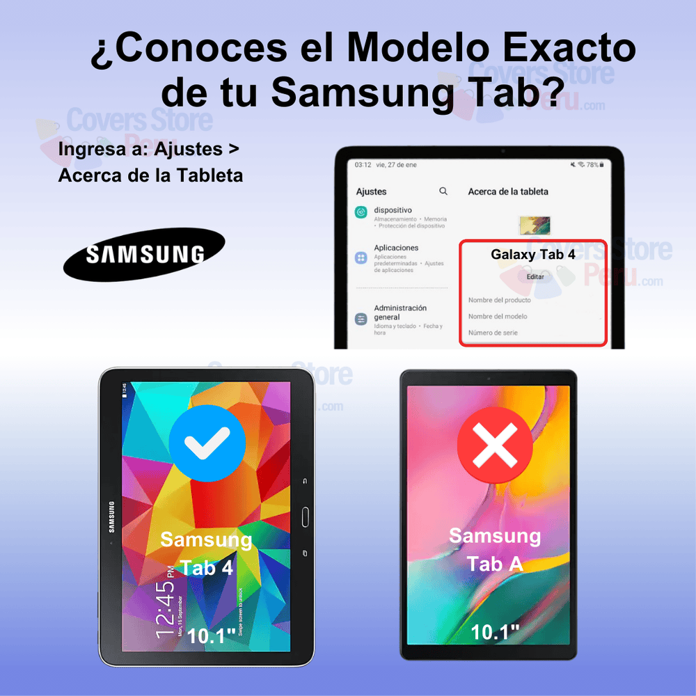 Mica para Samsung Tab 4 10.1" de Vidrio Templado Antishock