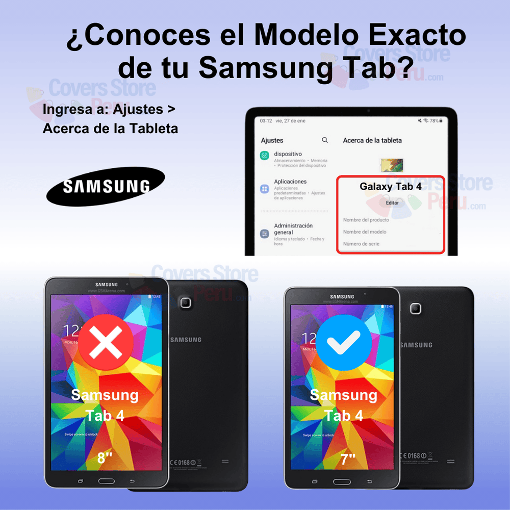 Mica para Samsung Tab 4 7" de Vidrio Templado Antishock