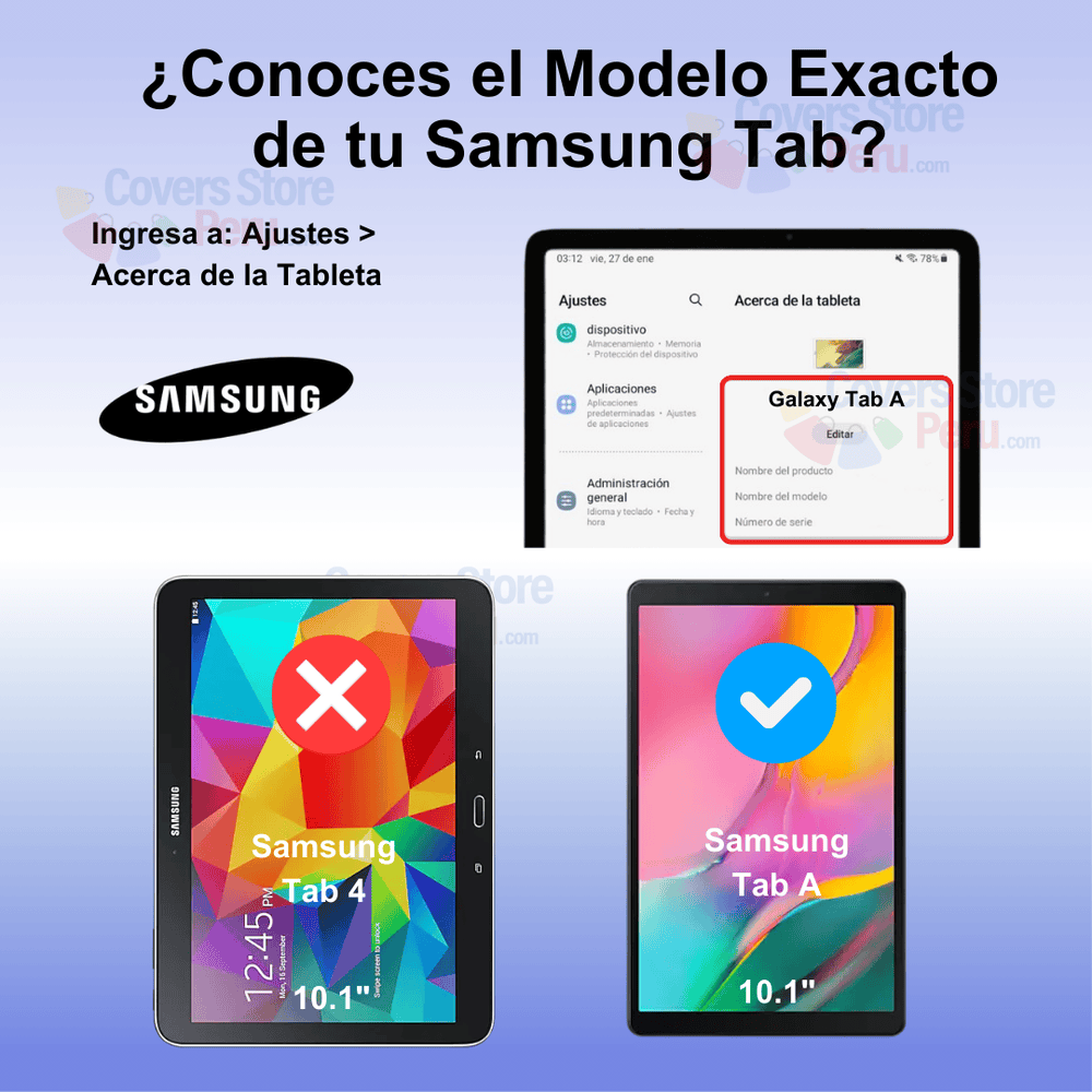 Mica para Samsung Tab A 10.1" de Vidrio Templado Antishock