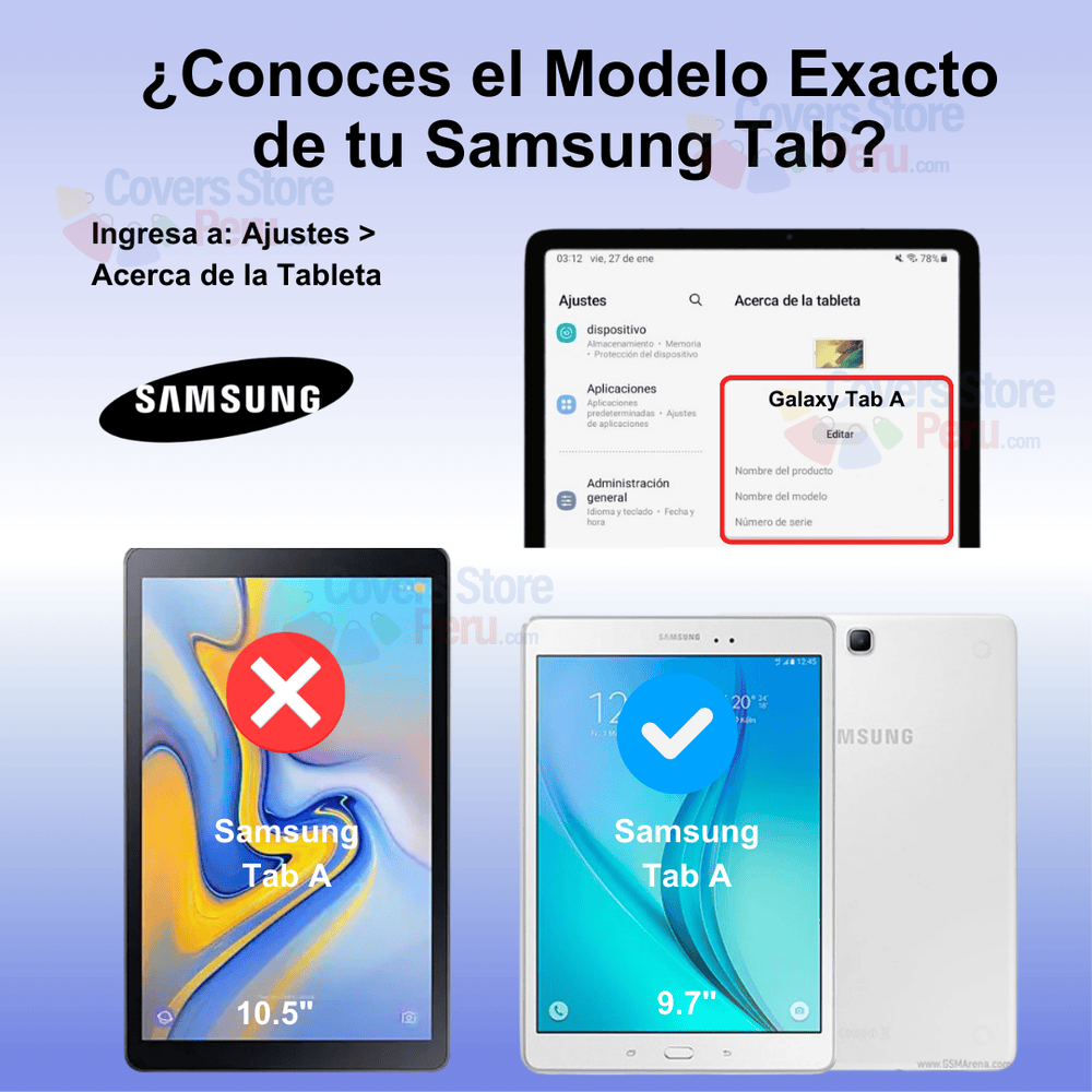 Mica para Samsung Tab A 9.7" de Vidrio Templado Antishock
