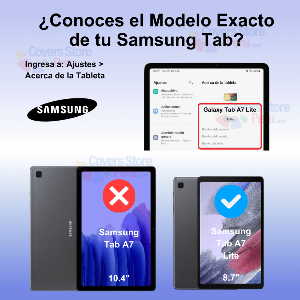 Mica for Samsung Tab A7 Lite 8.7" - T225 Hydrogel Antishock